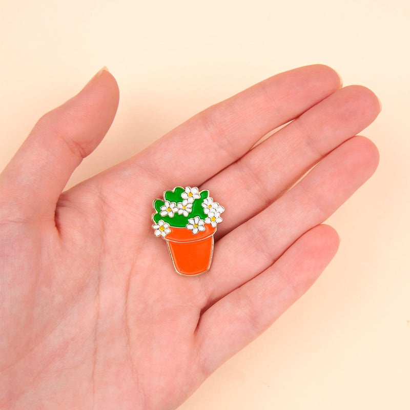 Pin - Maceta con Flores 🌼