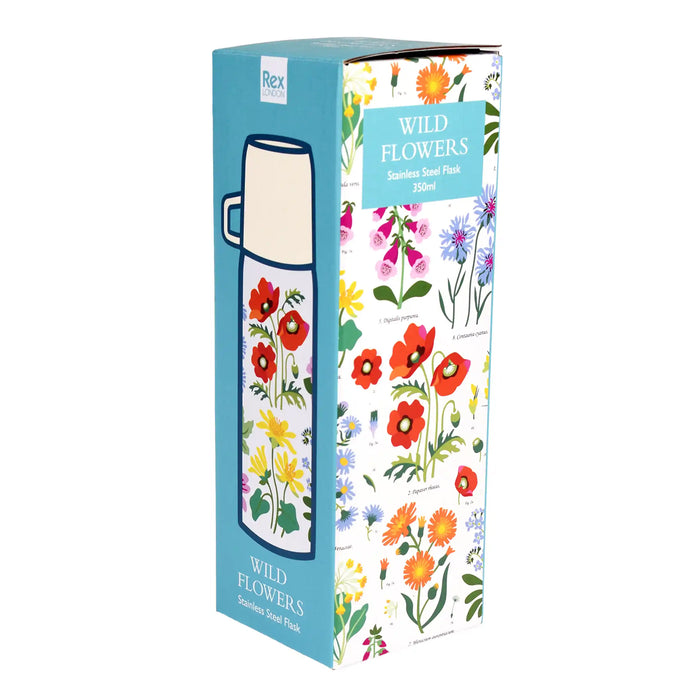 Botella de acero inoxidable 350 ml - Wild Flowers 🌷