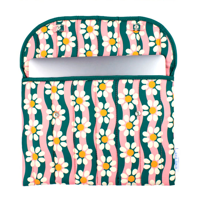 Funda portátil 13" Kind Bag - Wavy Daisy 🌼
