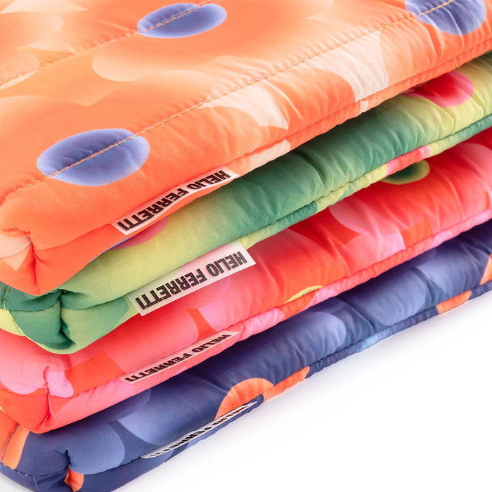 Funda portátil 13"/14" - Puffy Floral Naranja