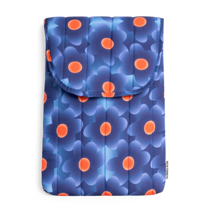 Funda portátil 13"/14" - Puffy Floral Azul