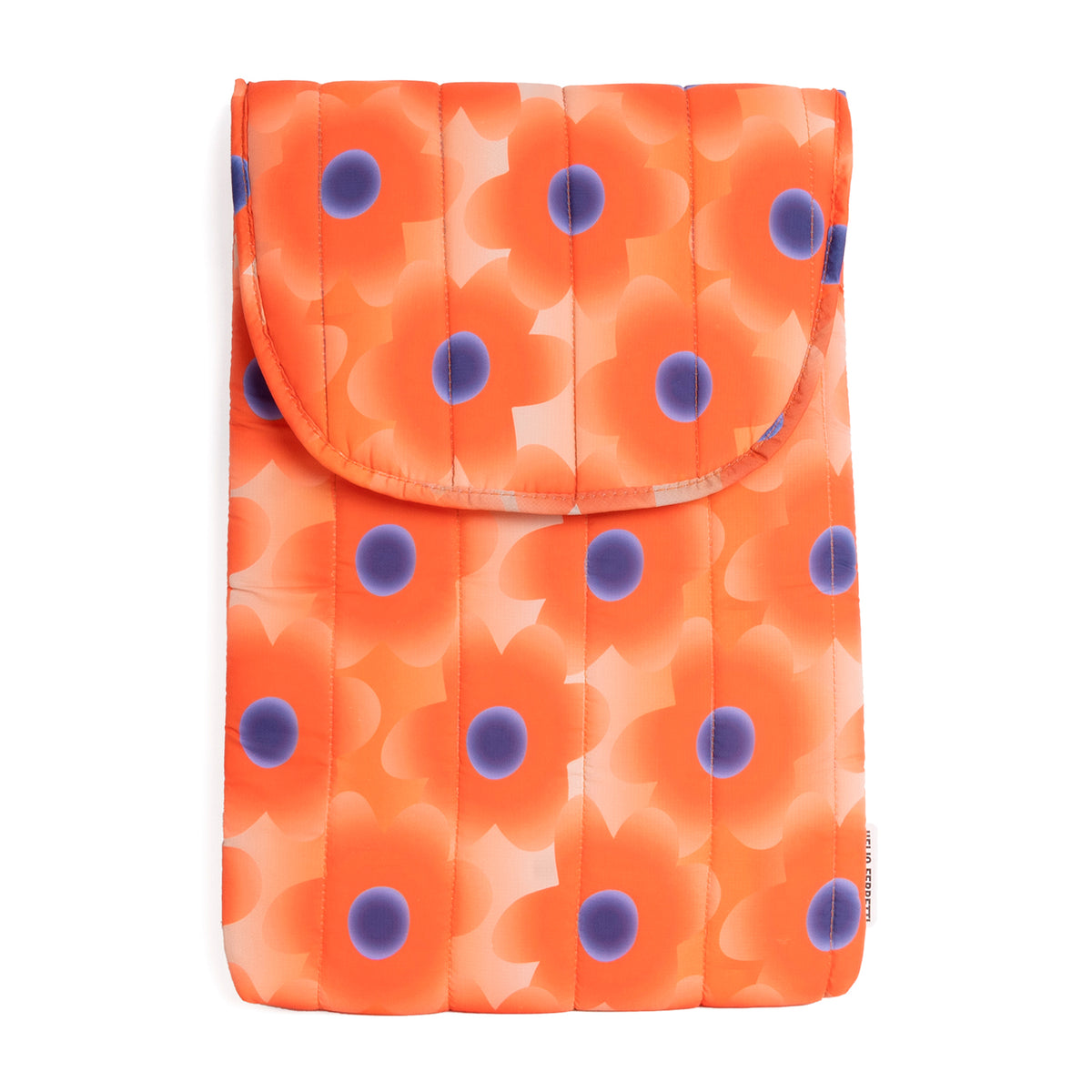 Funda portátil 13"/14" - Puffy Floral Naranja
