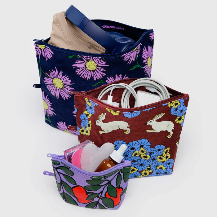 Bolsitas con cremallera Baggu - Night Orchard