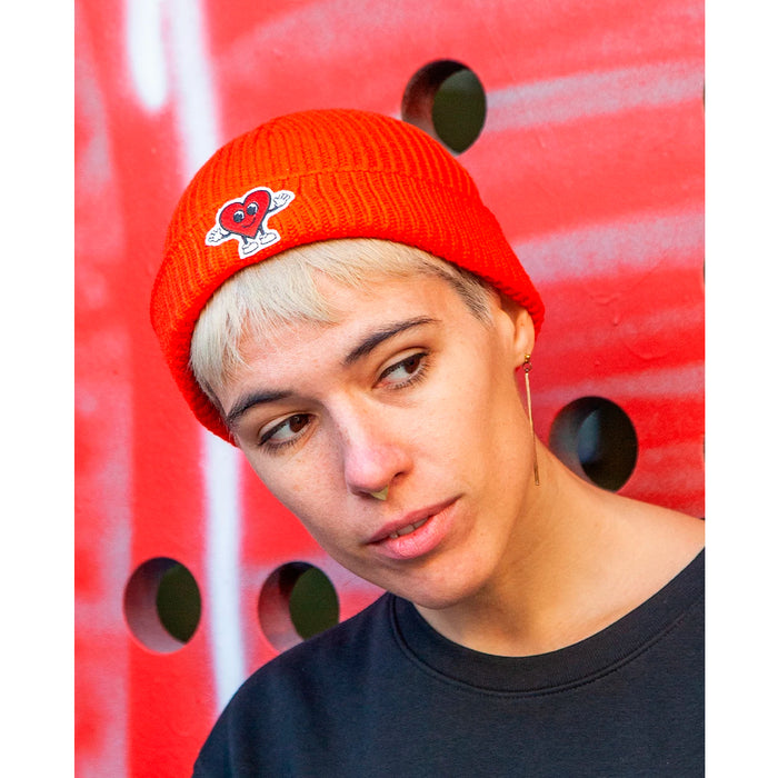 Gorro - "Corazón Contento" Rojo 💗