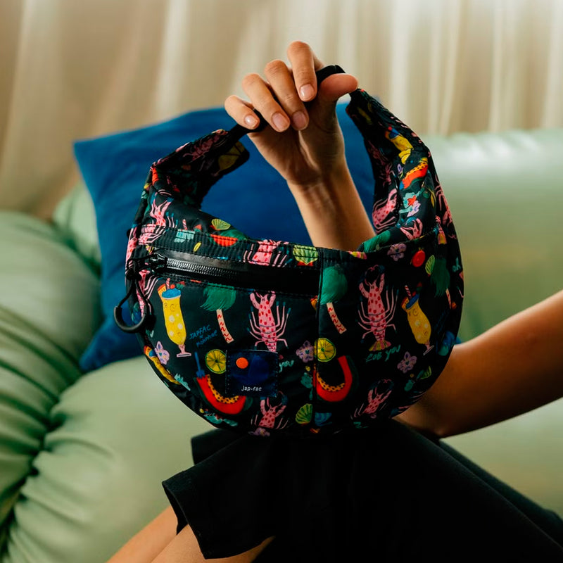 Bolso Japfac - Half Moon Lob U Black 🦞🌴🍸