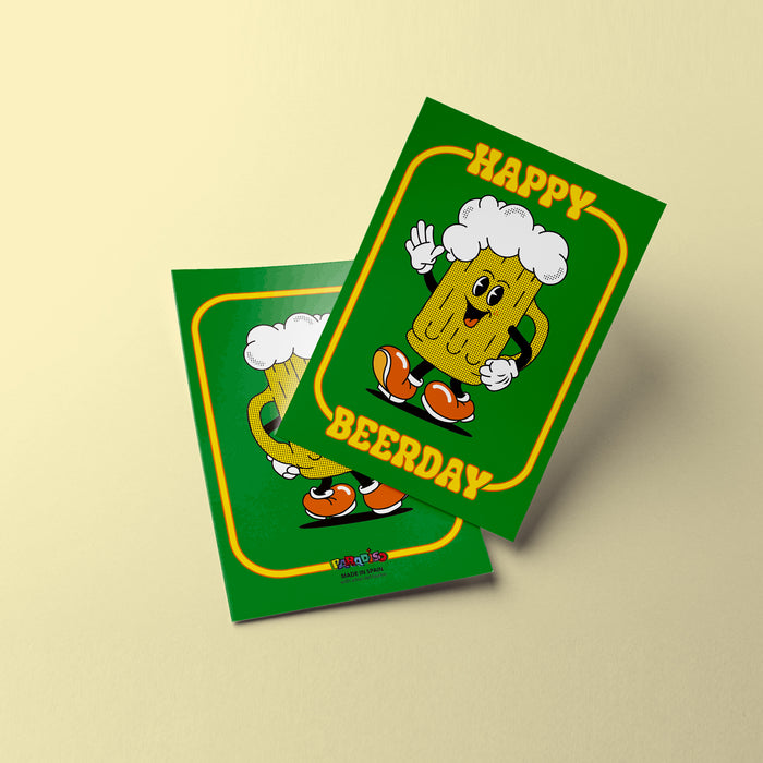Postal - "Happy Beerday" 🍺