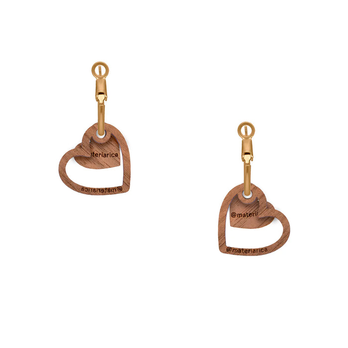 Pendientes de aro Materia Rica - Heartbeat 💗