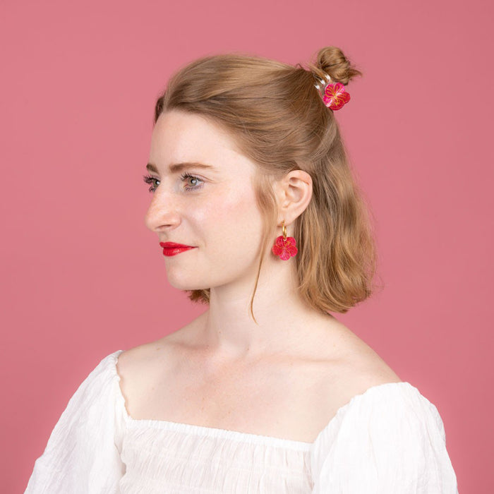 Minipinza para el pelo - Hibisco 🌺