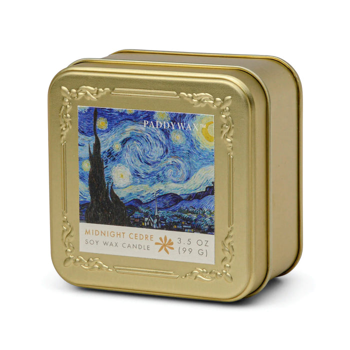 Vela en lata Paddywax - Van Gogh 🎨