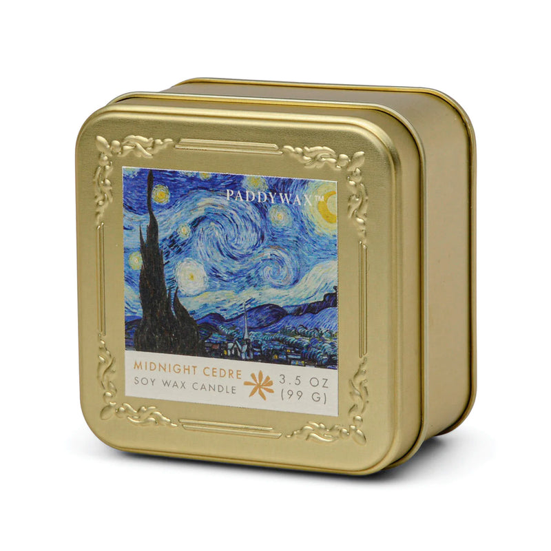 Vela en lata Paddywax - Van Gogh 🎨