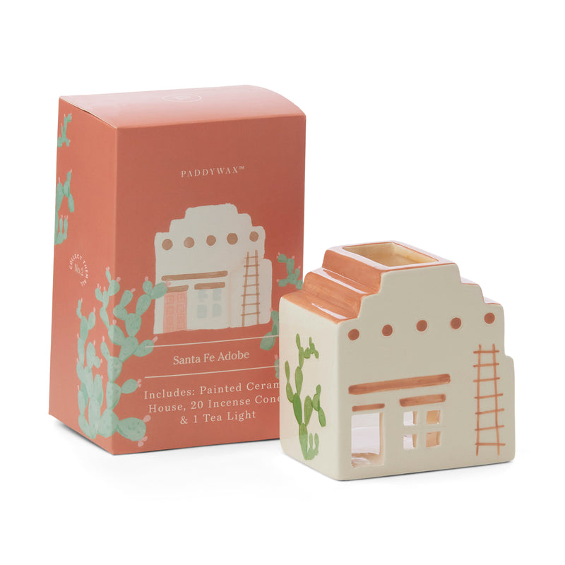 Quemador de incienso y portavelas - Santa Fe Adobe 🌵