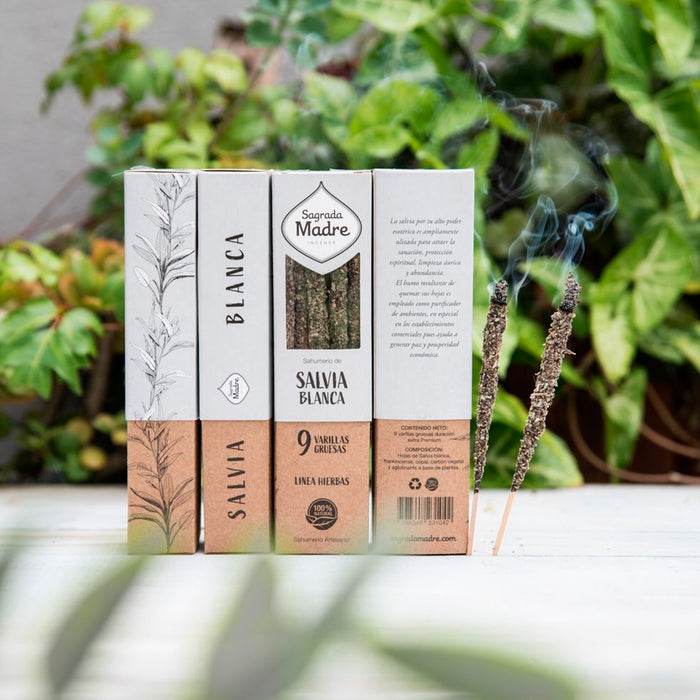 Incienso Sagrada Madre - Salvia Blanca