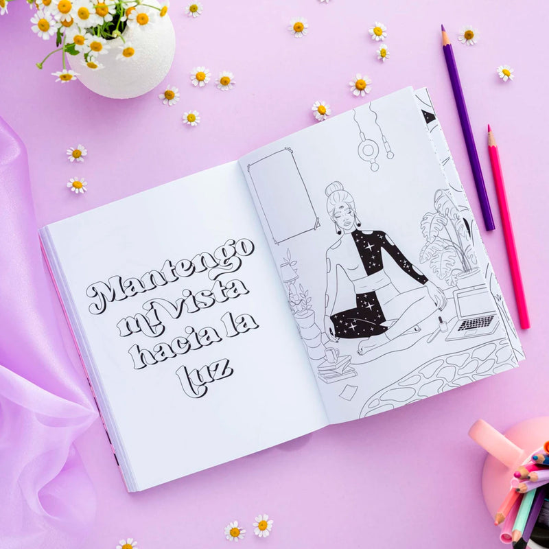 Libro - "Libro para colorear, Mantras y Musas" de Isa Muguruza