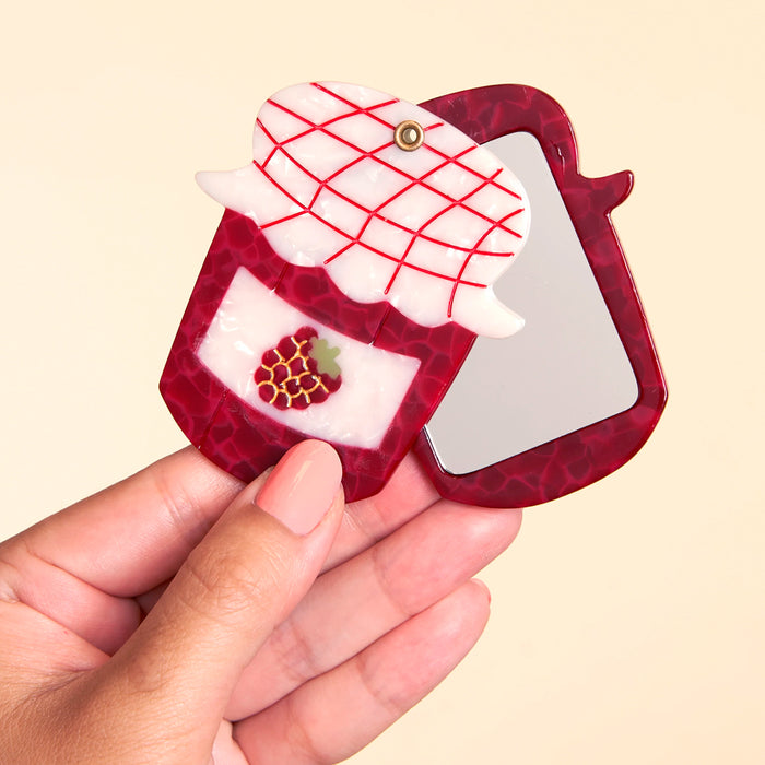 Espejo de bolsillo - Bote de Mermelada