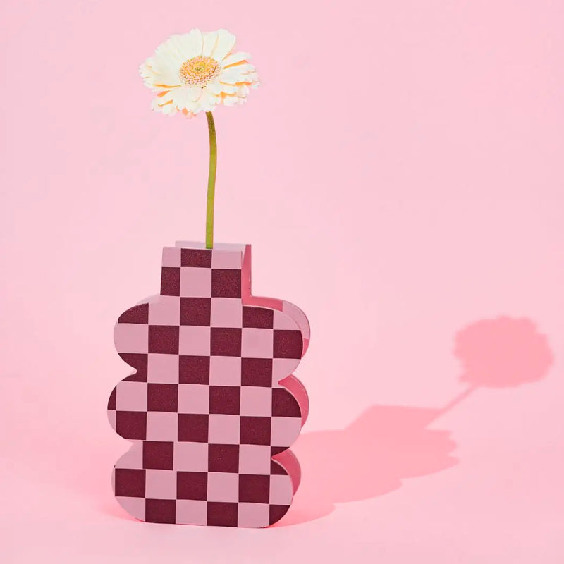 Jarrón - Pink Check