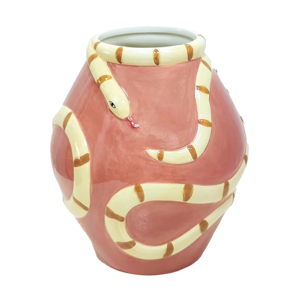 Jarrón - Serpiente Rosa 🐍
