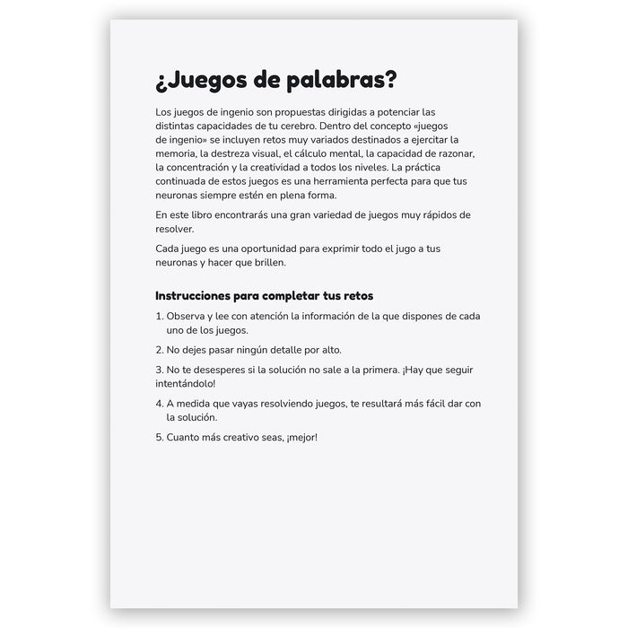 Pasatiempos - Juegos de palabras