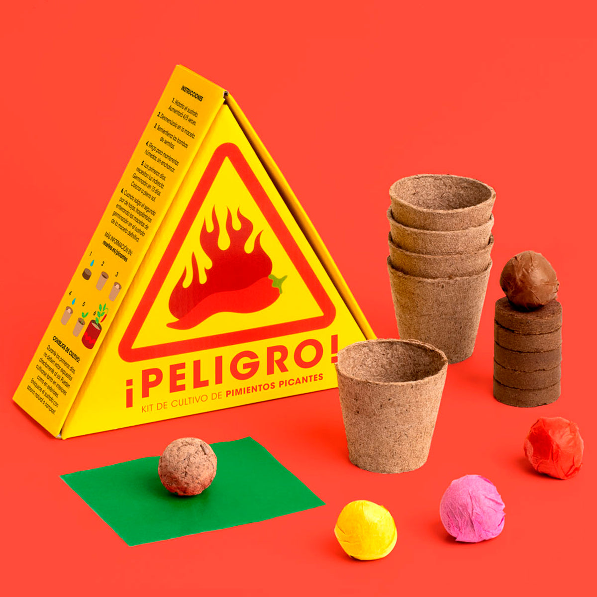 Kit autocultivo - ¡Peligro! 🌶️🔥