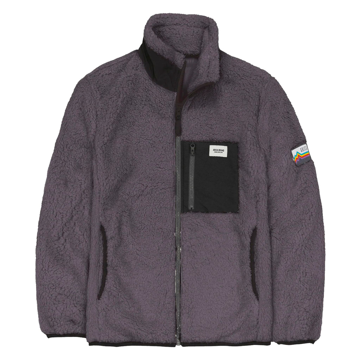 Chaqueta Arica Brand - Kodiak Sherpa Fleece Dark Grey