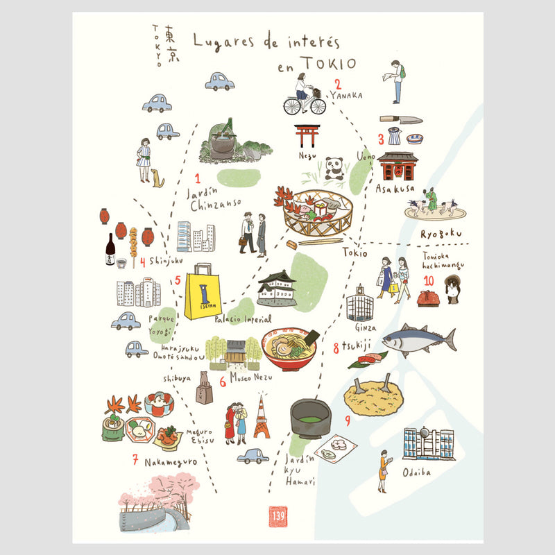 Libro - "La Vida Japonesa Ilustrada" de Laure Kié y Haruna Kishi