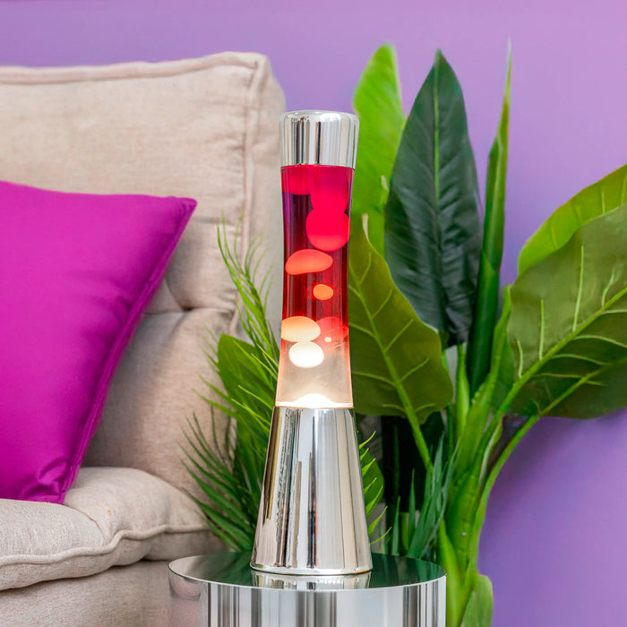 Lámpara de lava Fisura - Degradado Morado y blanco