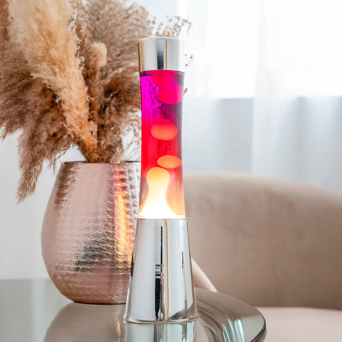 Lámpara de lava Fisura - Degradado Morado y blanco