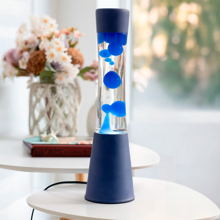 Lámpara de lava Fisura - Monocromática Azul