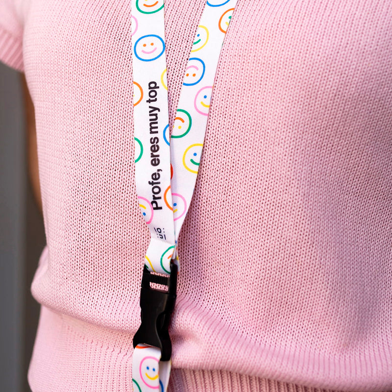 Lanyard UO - "Profe, eres muy top" 🙂