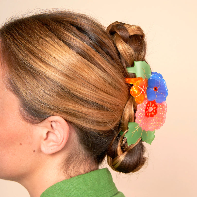 Pinza para el pelo - Ramo de Flores Grande