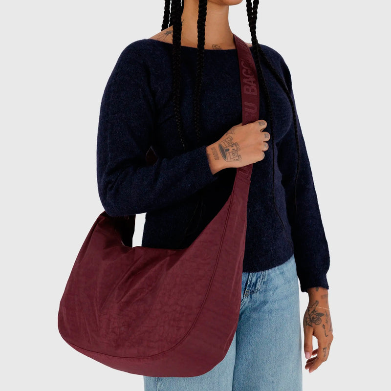 Bolso Large media luna Baggu - Mahogany