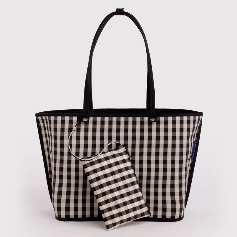 Bolso Tote Reversible Grande Baggu - Black Mix