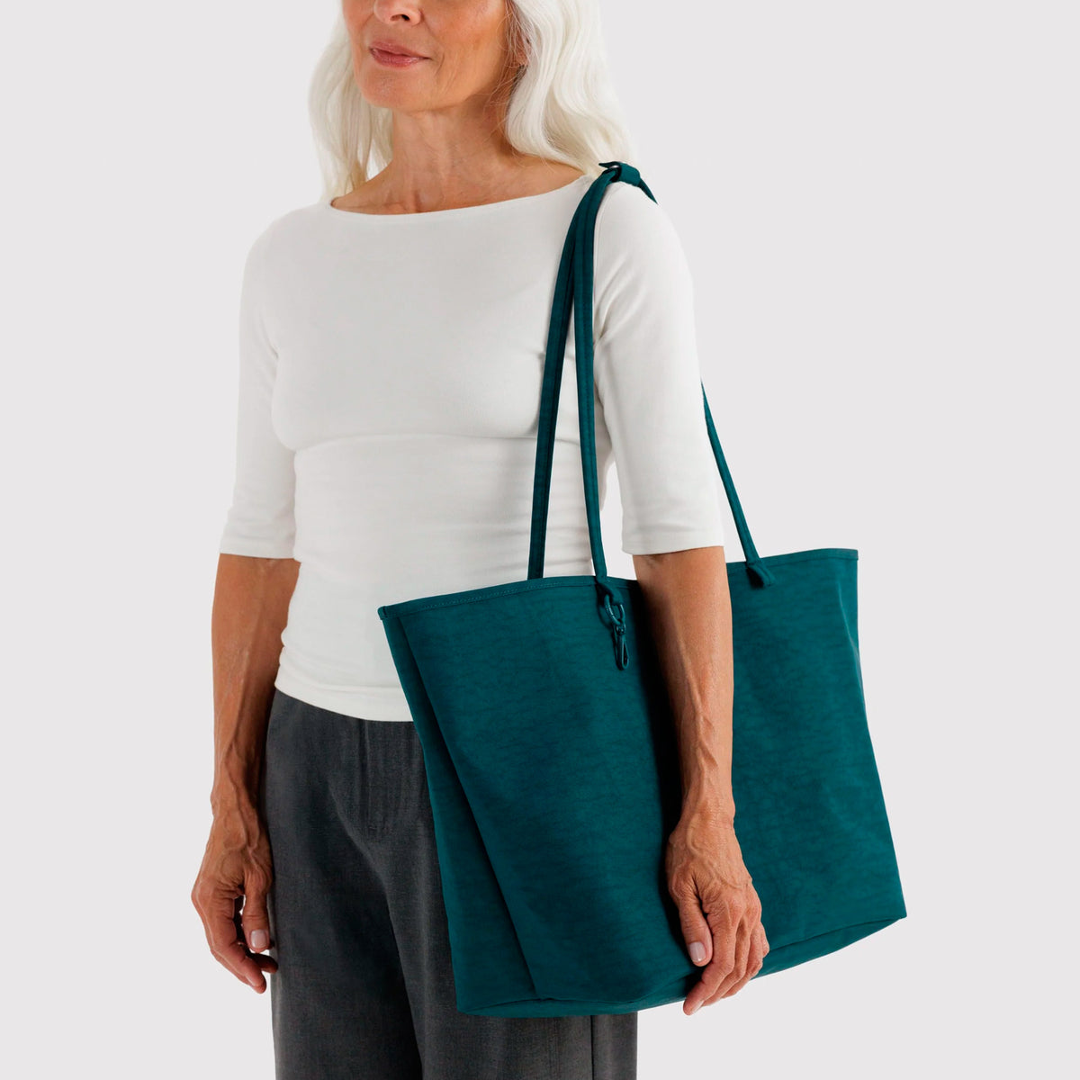 Bolso Tote Reversible Grande Baggu - Deep Sea Mix