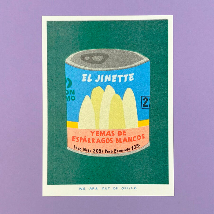 Print de We Are Out Of Office - "Lata de Espárragos"
