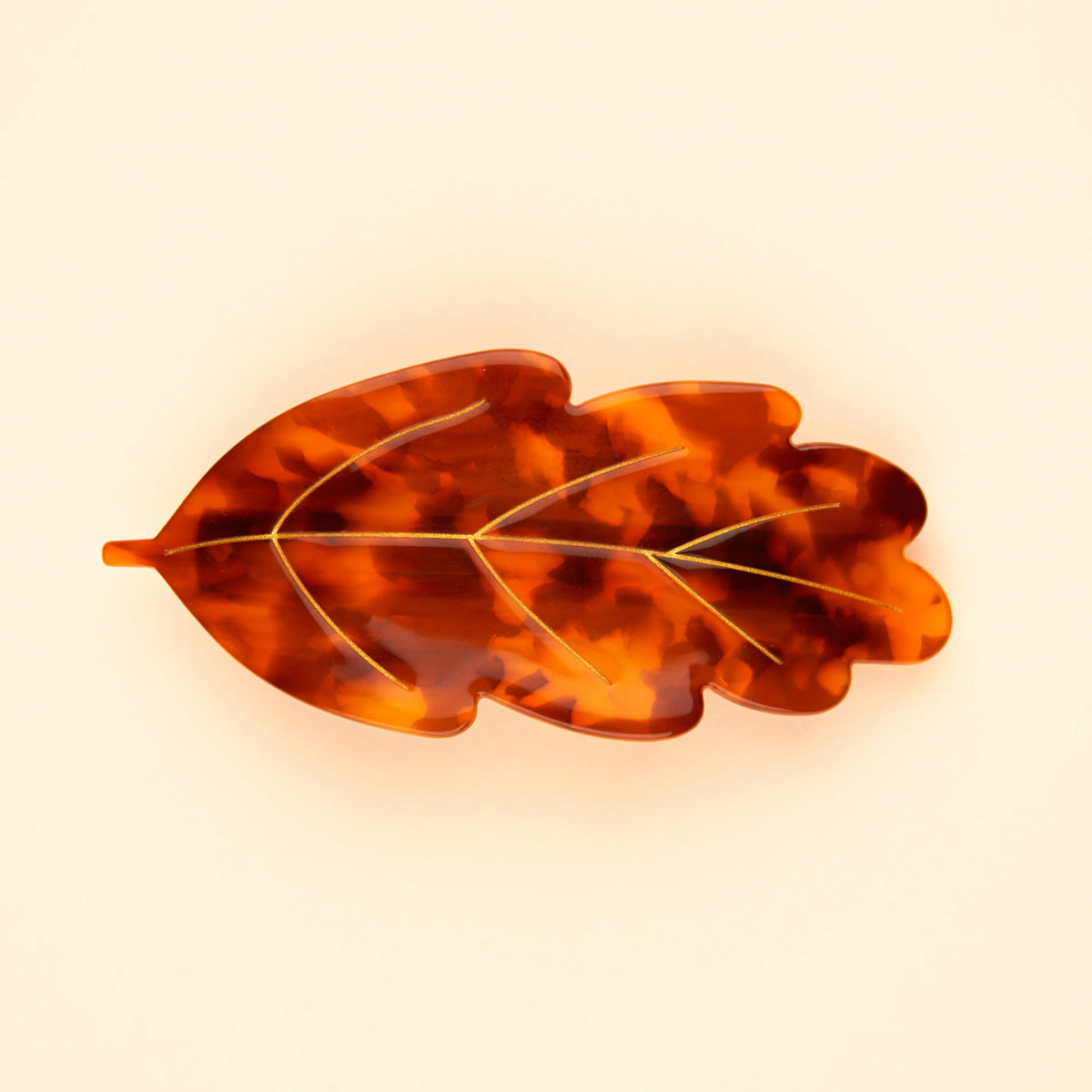Pasador de pelo grande - Hoja 🍂
