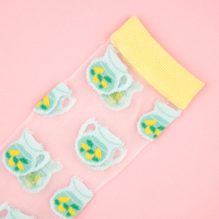 Calcetines transparentes - Limonada 🍋🥤