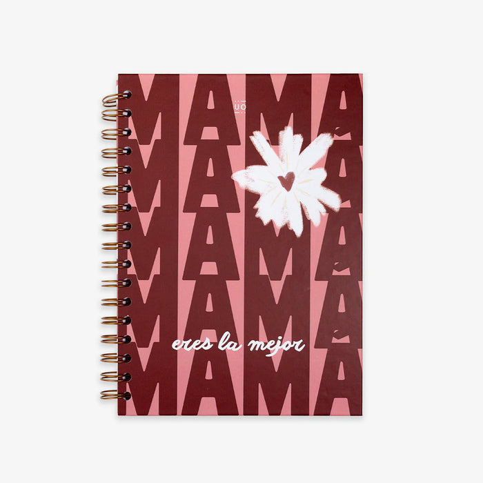 Libreta UO - "Mamá, eres la mejor" 🌼