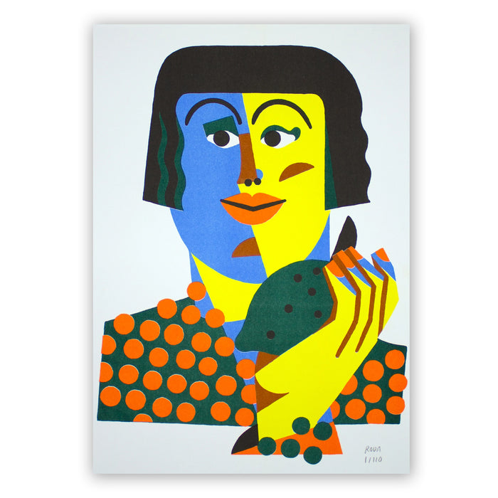 Print de José Antonio Roda A3 - "Lime"