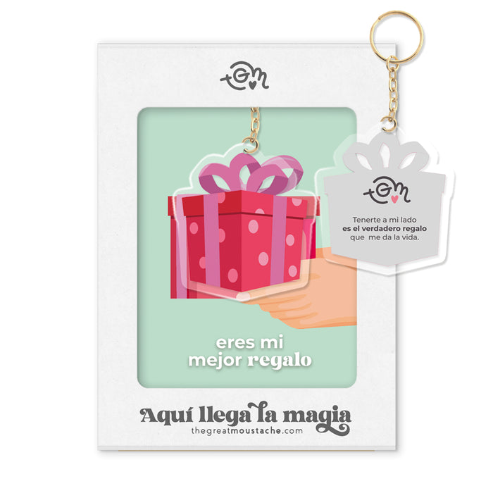 Llavero - "Eres mi mejor regalo" 🎁