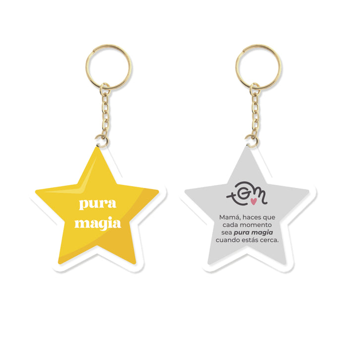 Llavero - "Mamá, eres pura magia" 🌟