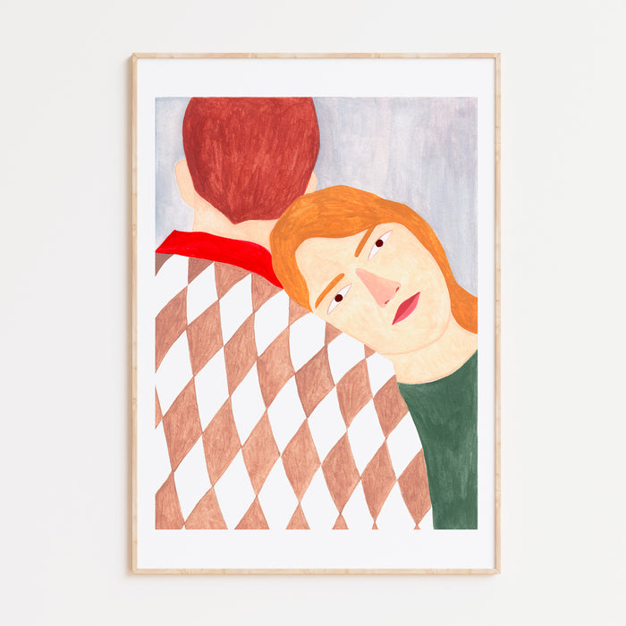 Print de Depeapa A4 - "Love & Patterns II"