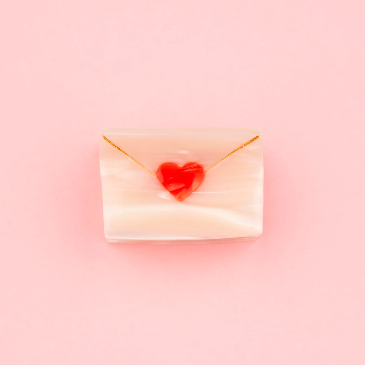 Minipinza para el pelo - Carta de amor 💌💗