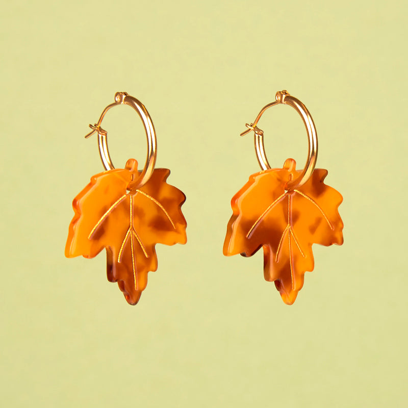 Pendientes - Hoja de arce 🍁