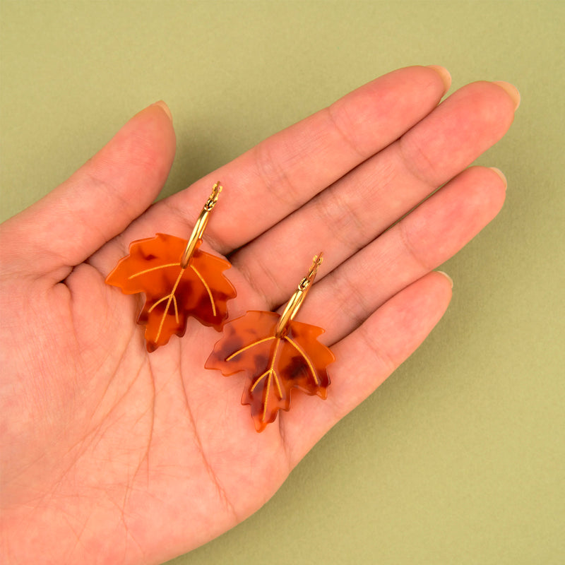 Pendientes - Hoja de arce 🍁