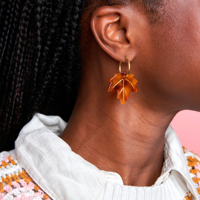 Pendientes - Hoja de arce 🍁