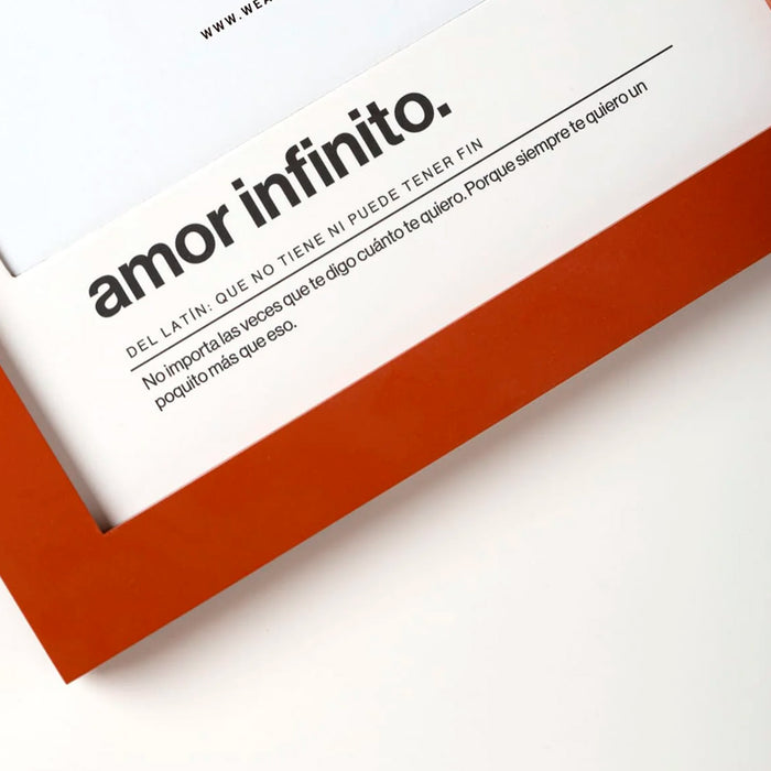 Marco de Fotos UO - "Amor infinito"