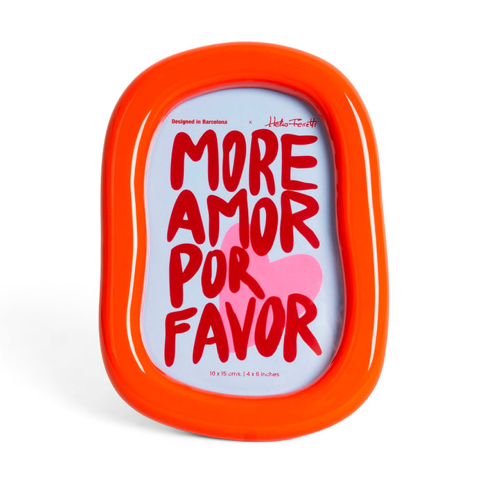 Marco de Fotos - Glossy Naranja