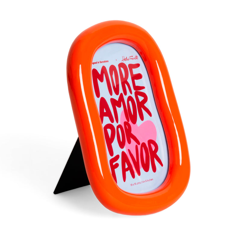 Marco de Fotos - Glossy Naranja