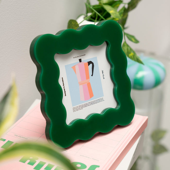 Marco de Fotos - Pétalo Verde