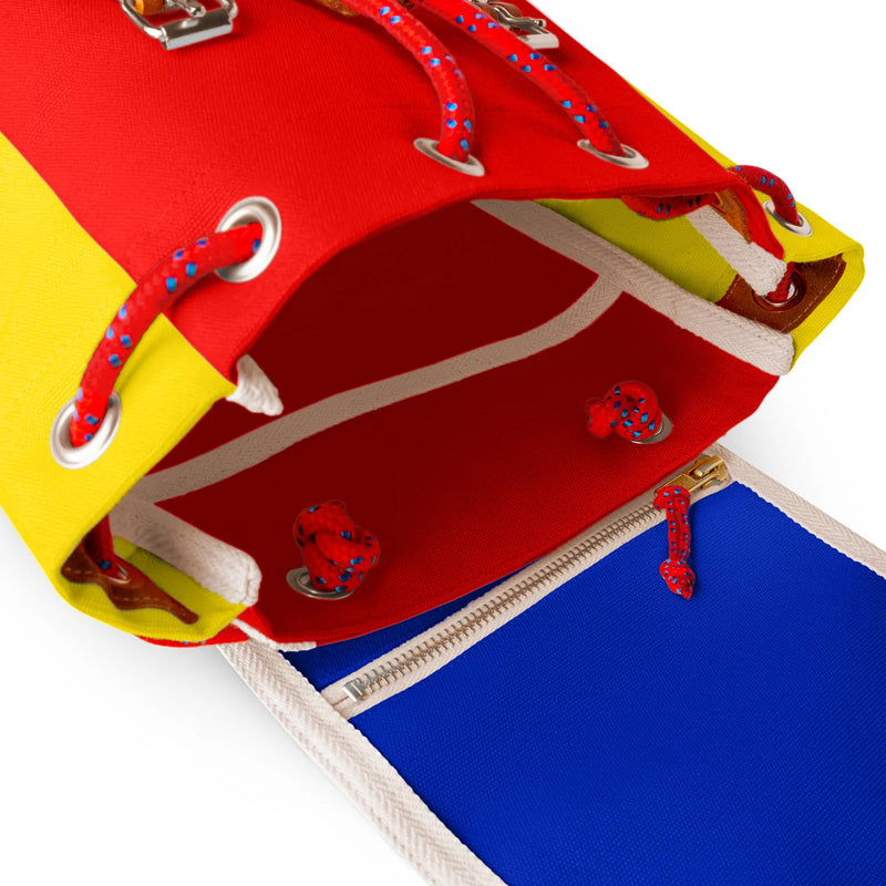 Mochila Ykra - Matra Mini Azul, roja y amarilla