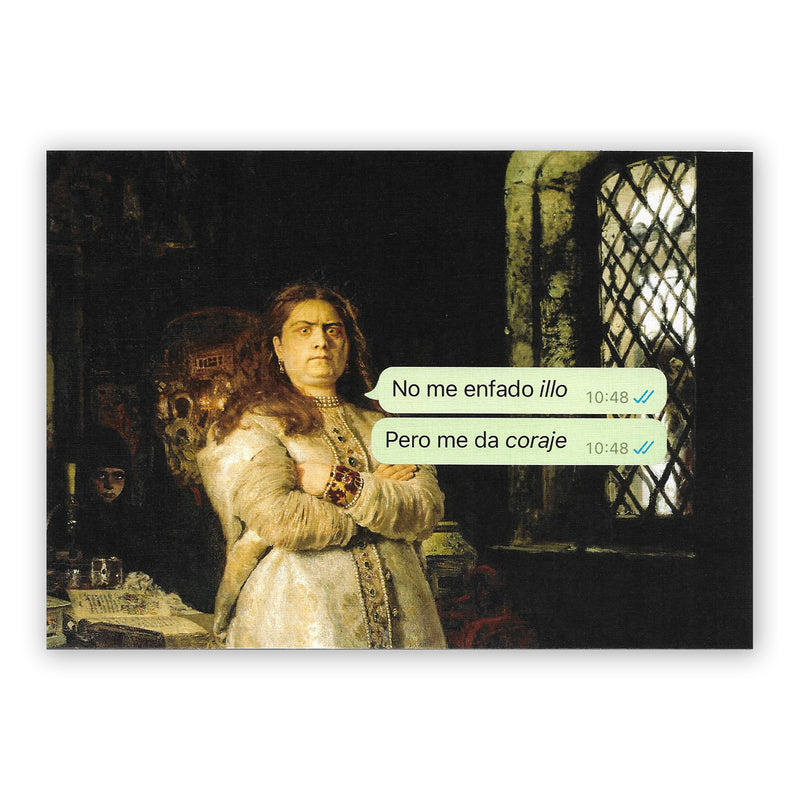 Print de La última croqueta A5 - "Me Da Coraje"